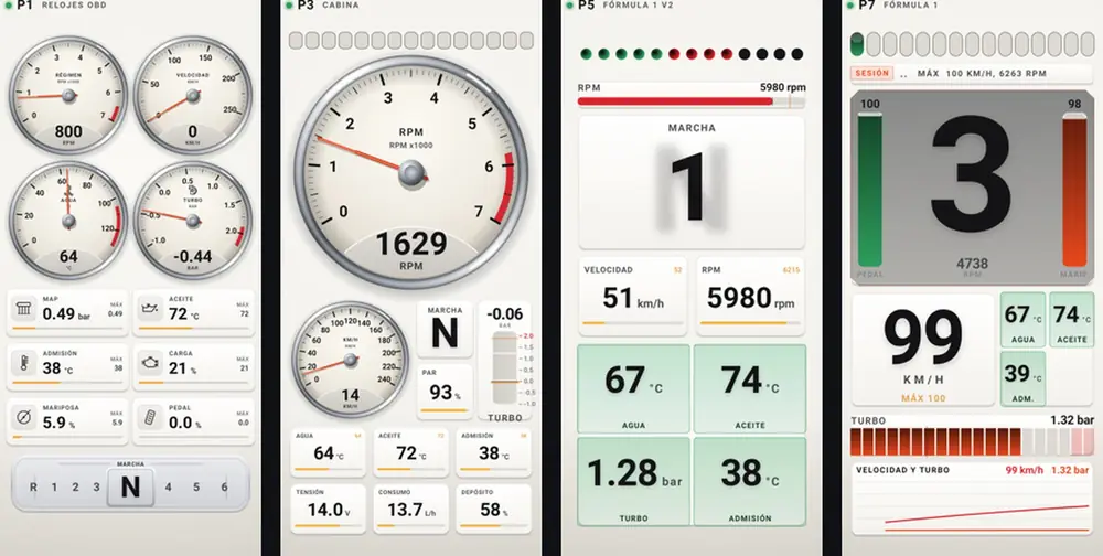 Cuatro cuadros de Final OBD con el tema Clásico
